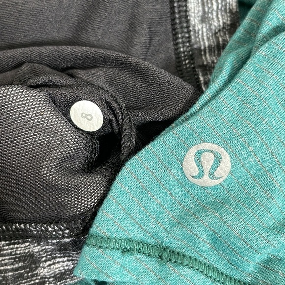 Lululemon Tank Top Women's 8 Green Sleeveless Athletic Built-in Bra - Picture 11 of 13